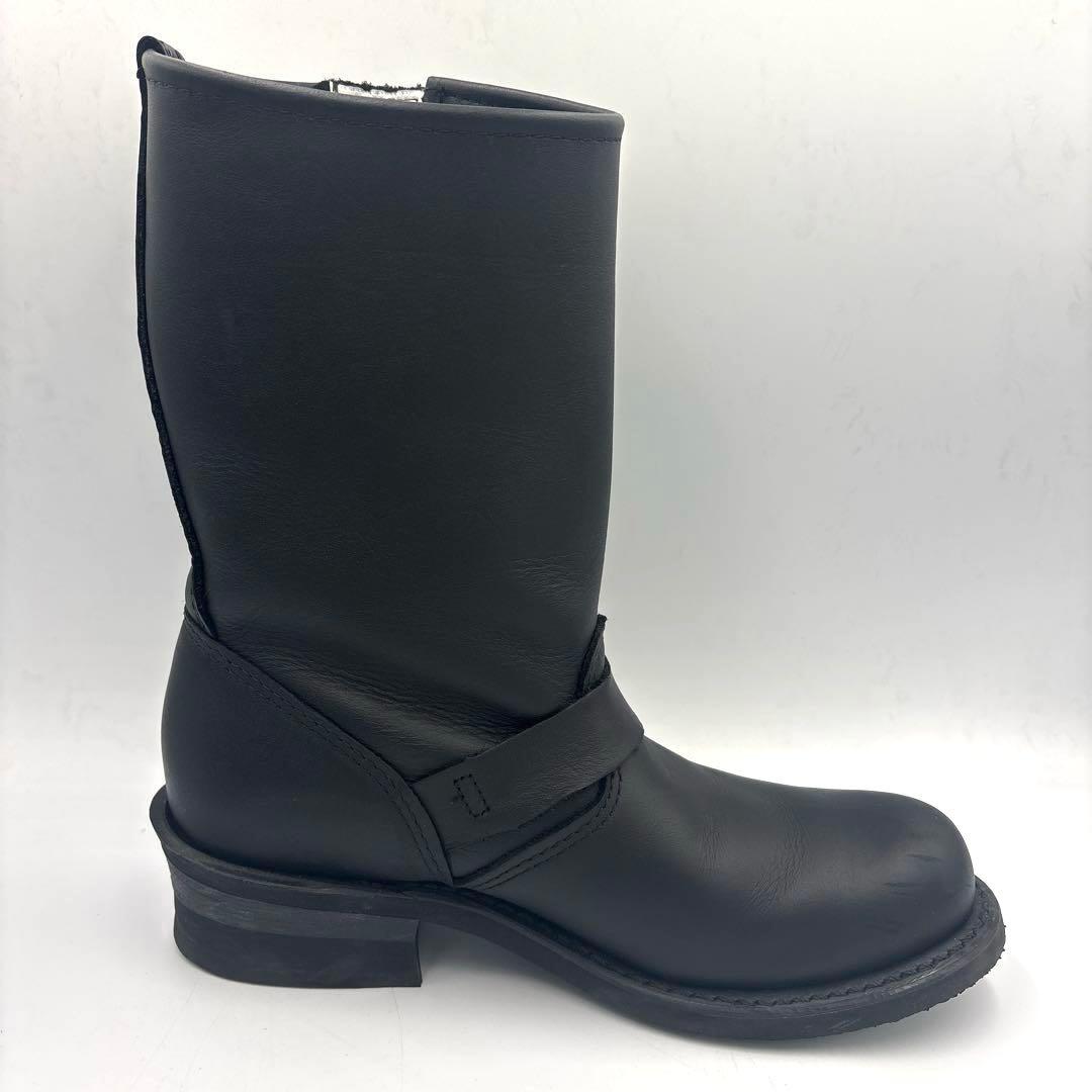 フライ FRYE エンジニアブーツ【7】23.5～24cm ブラック ベルト