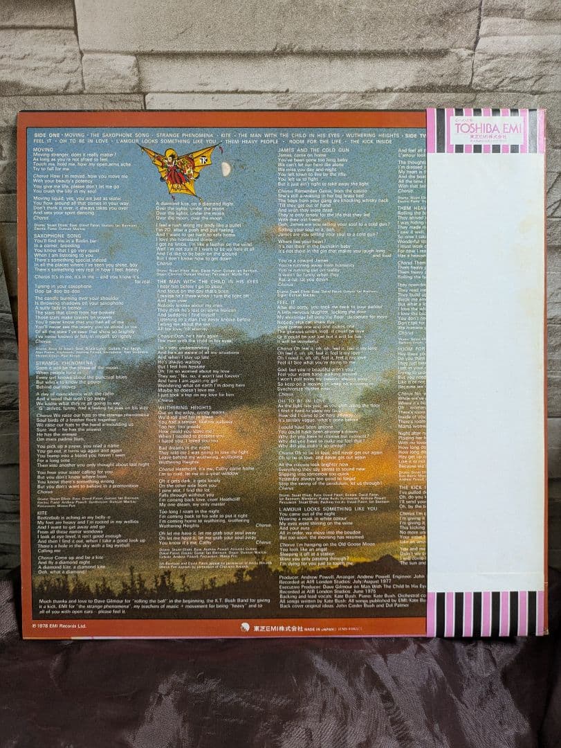 【帯付】KATE BUSH / THE KICK IN SIDE　国内版