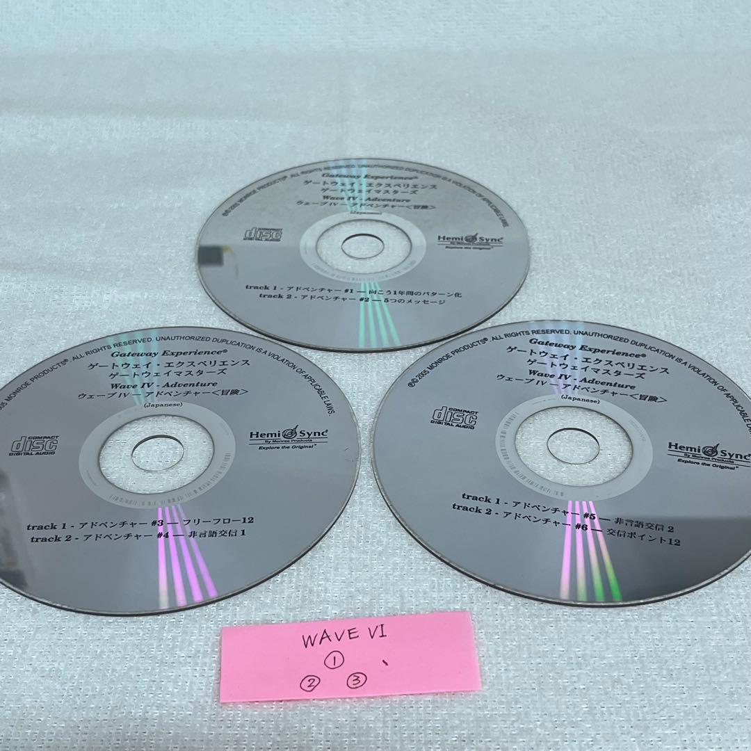 ヘミシンクゲートウェイエクスペリエンス1-6全CD+書籍「完全ガイドブック」全巻
