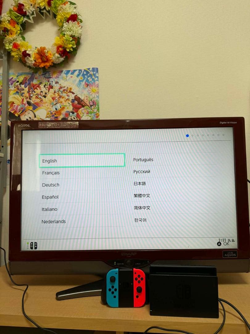 Nintendo Switch 本体 赤/青 付属品一式
