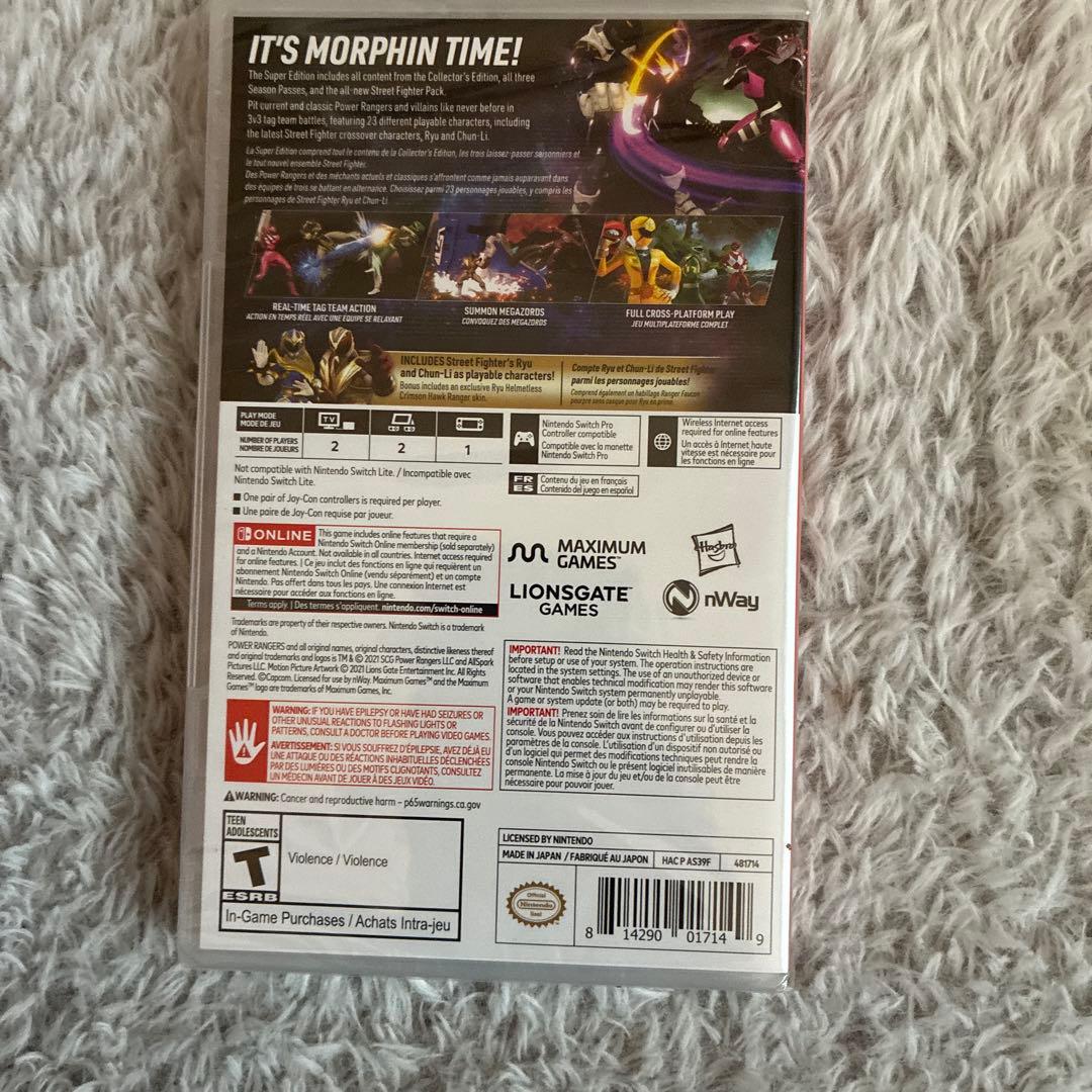 Nintendo Switch Power Rangers: Battle for the Grid Super