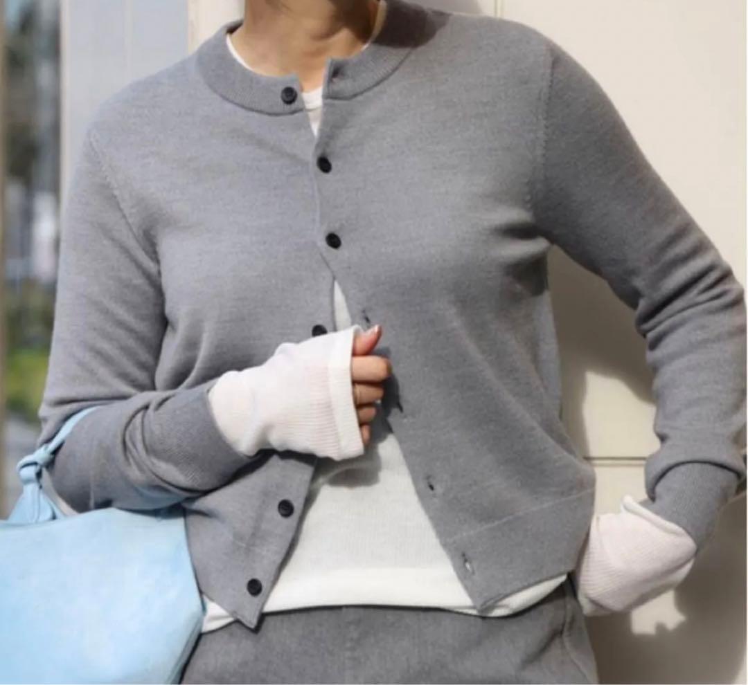 WISH クルーネック　カーディガン　ドゥーズィエムクラス　2023AW 美品
