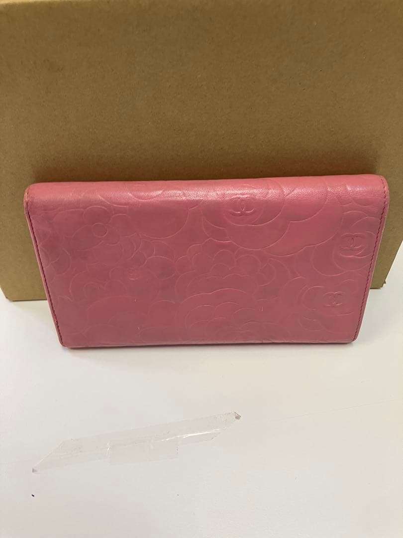 み*―様 売り切りセール【ダメージあり】CHANEL カメリア　長財布