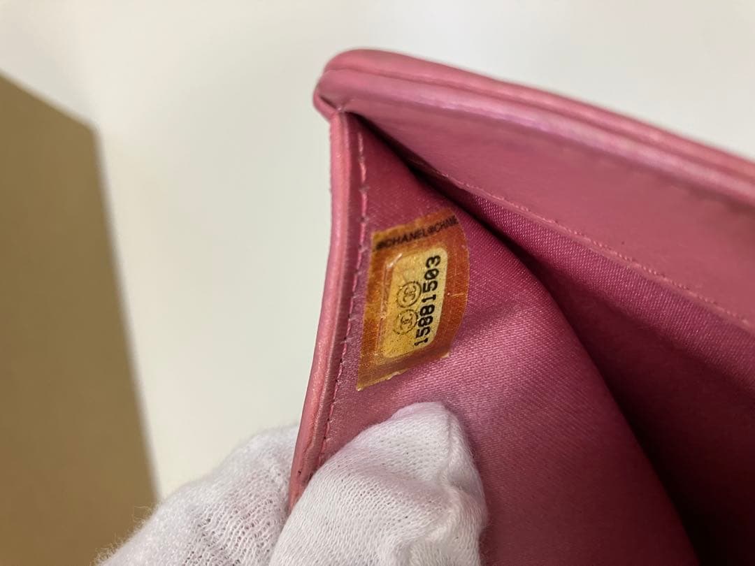 み*―様 売り切りセール【ダメージあり】CHANEL カメリア　長財布
