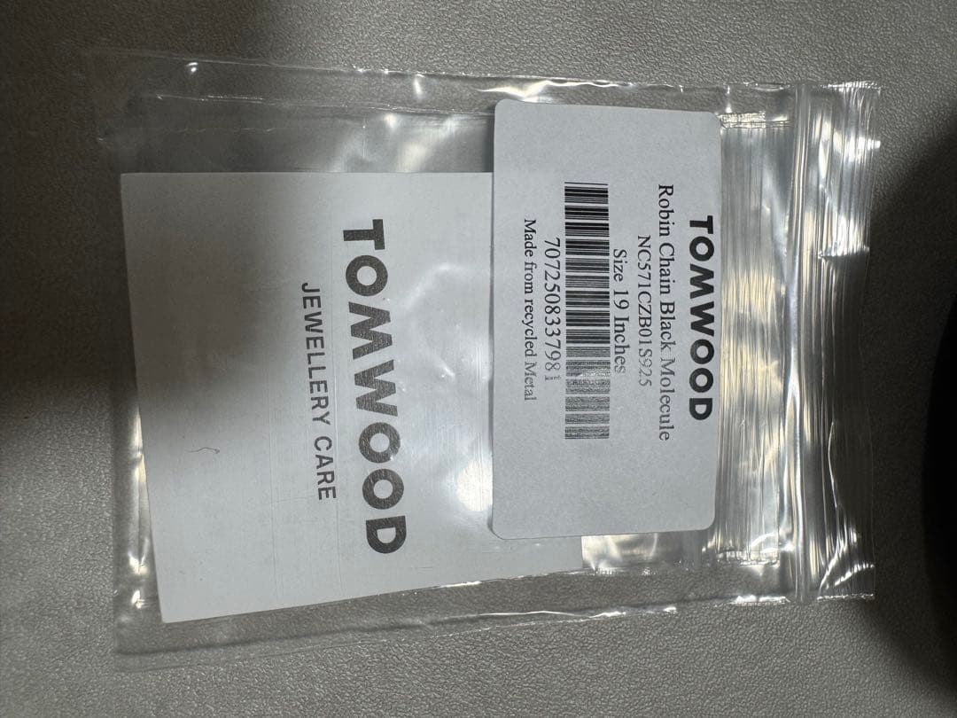 TomWood Robin Chain Black Molecule 限定モデル