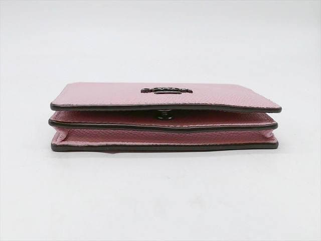 [3329]　未使用　＊コーチ＊　名刺入れ　カードケース　ピンク　87254