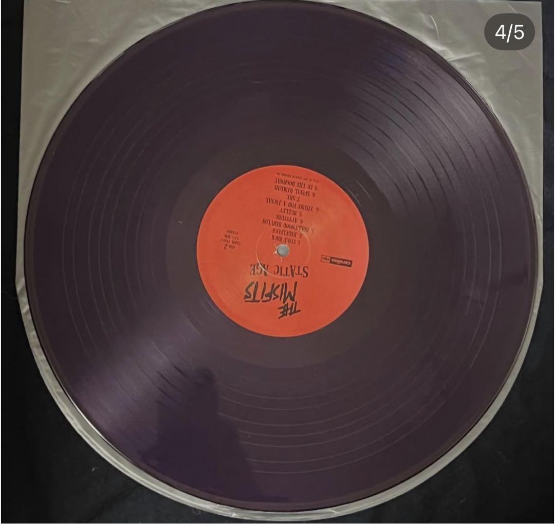The Misfits Static Age Purple LP 激レア 美品