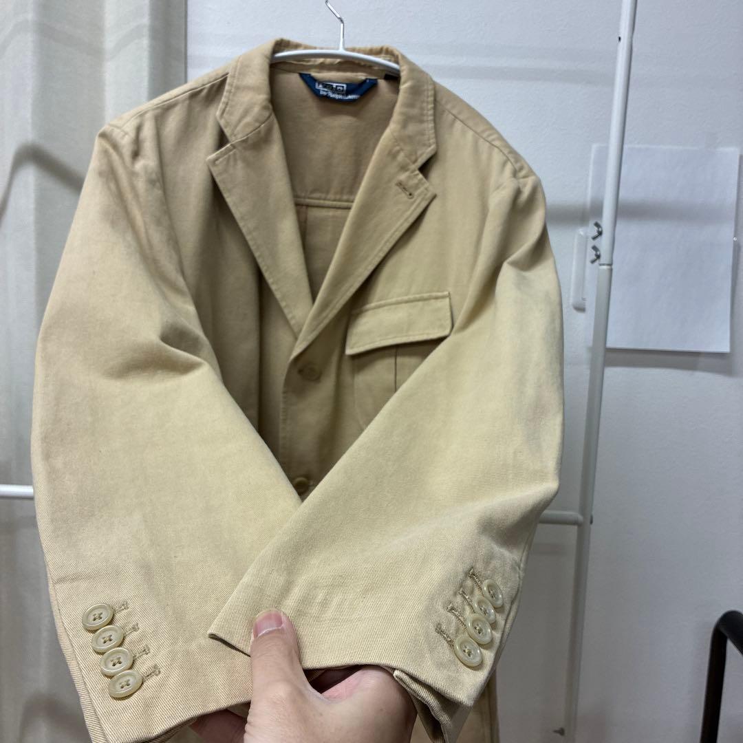 ラルフローレン ベージュ カバーオール リネン混