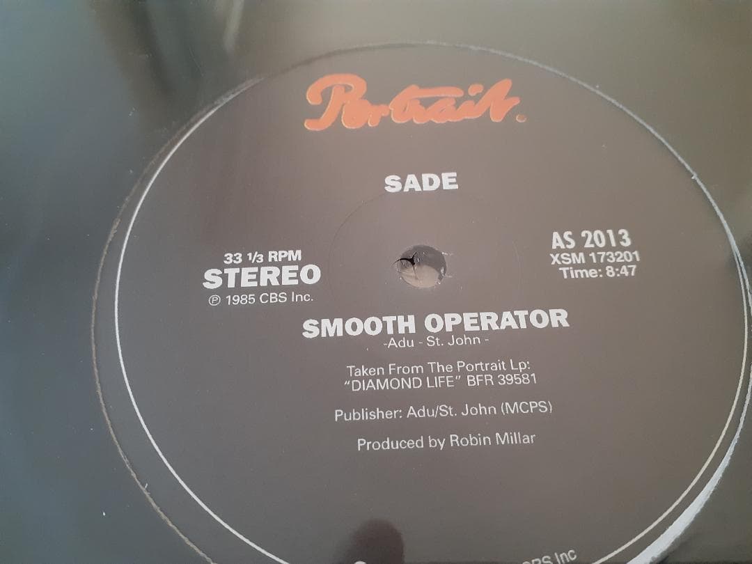 新品未開封　SADE　Smooth Operator　12” シングル レコード