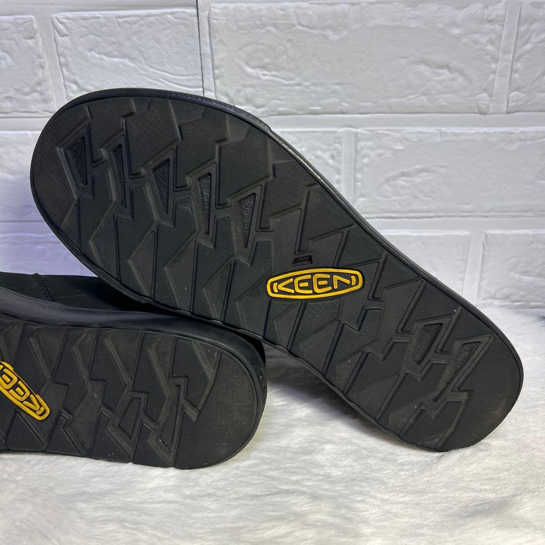 KEEN 25.5 キーン エレナ チェルシー ブーツ 防水 黒　サイドゴア