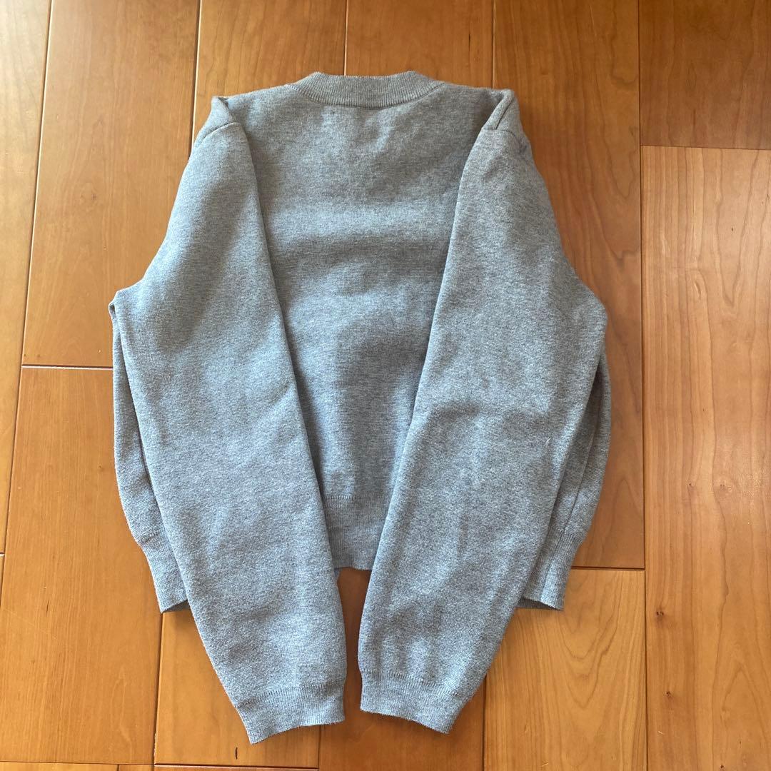 ZARA プレーンニットパデットショルダーカーディガンM美品
