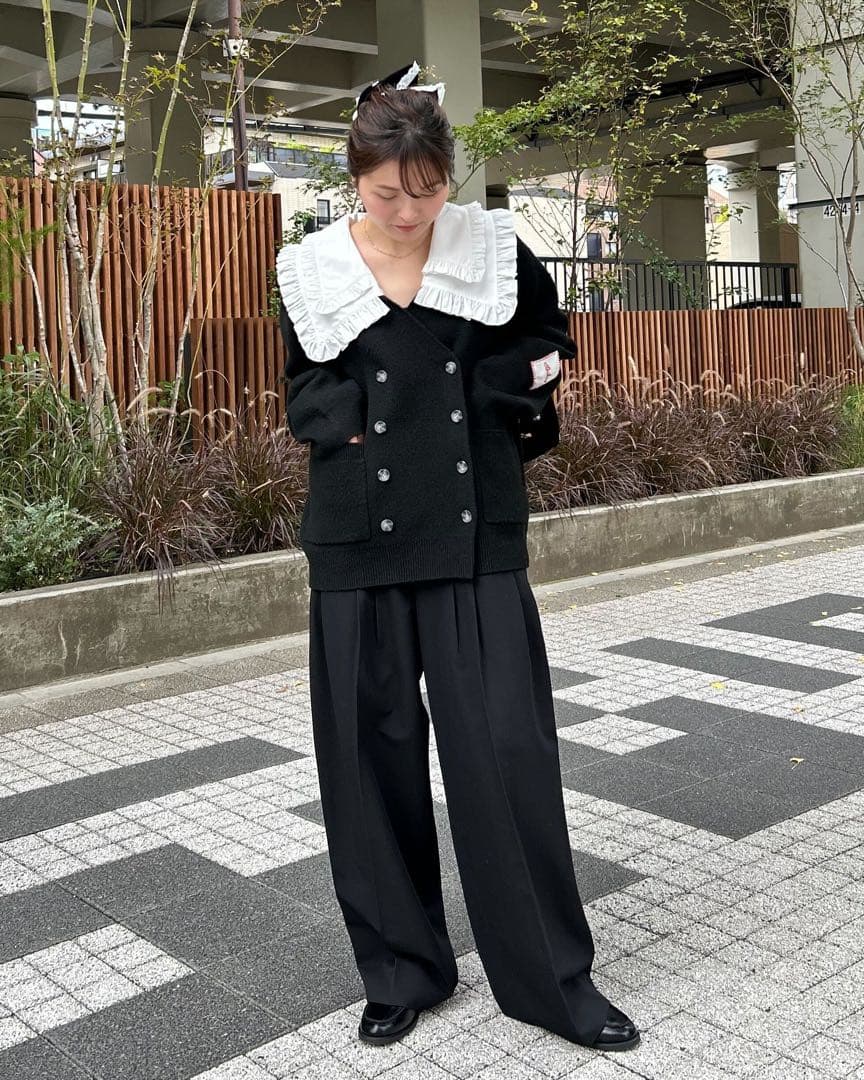 Bibiy. ANNABELLE CARDIGAN ブラック ビビィ