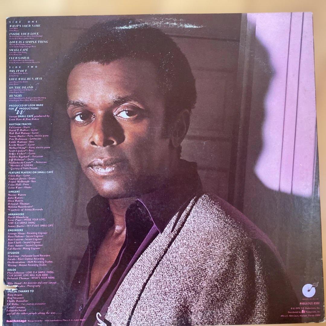 INSIDE IS LOVE LEON WARE リオン・ウェアLPレコード