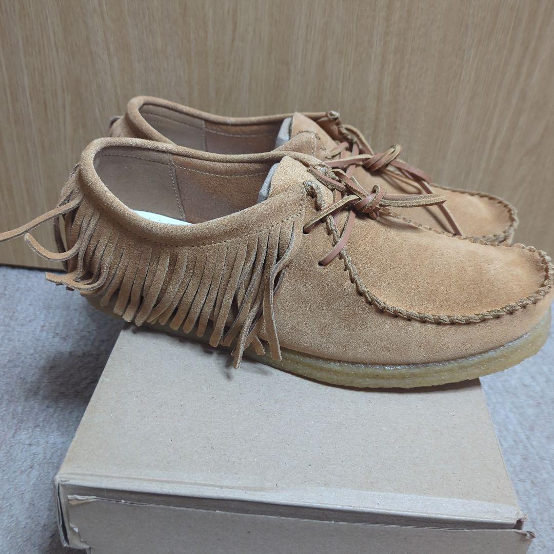 Clarks INSCRIRE コラボ　Wallabeeフリンジ　UK8 1/2