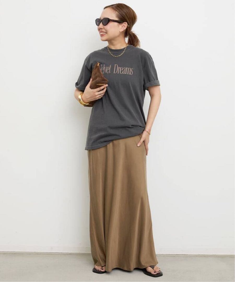 Deuxieme Classe Cu/R マキシスカート Maxi スカート
