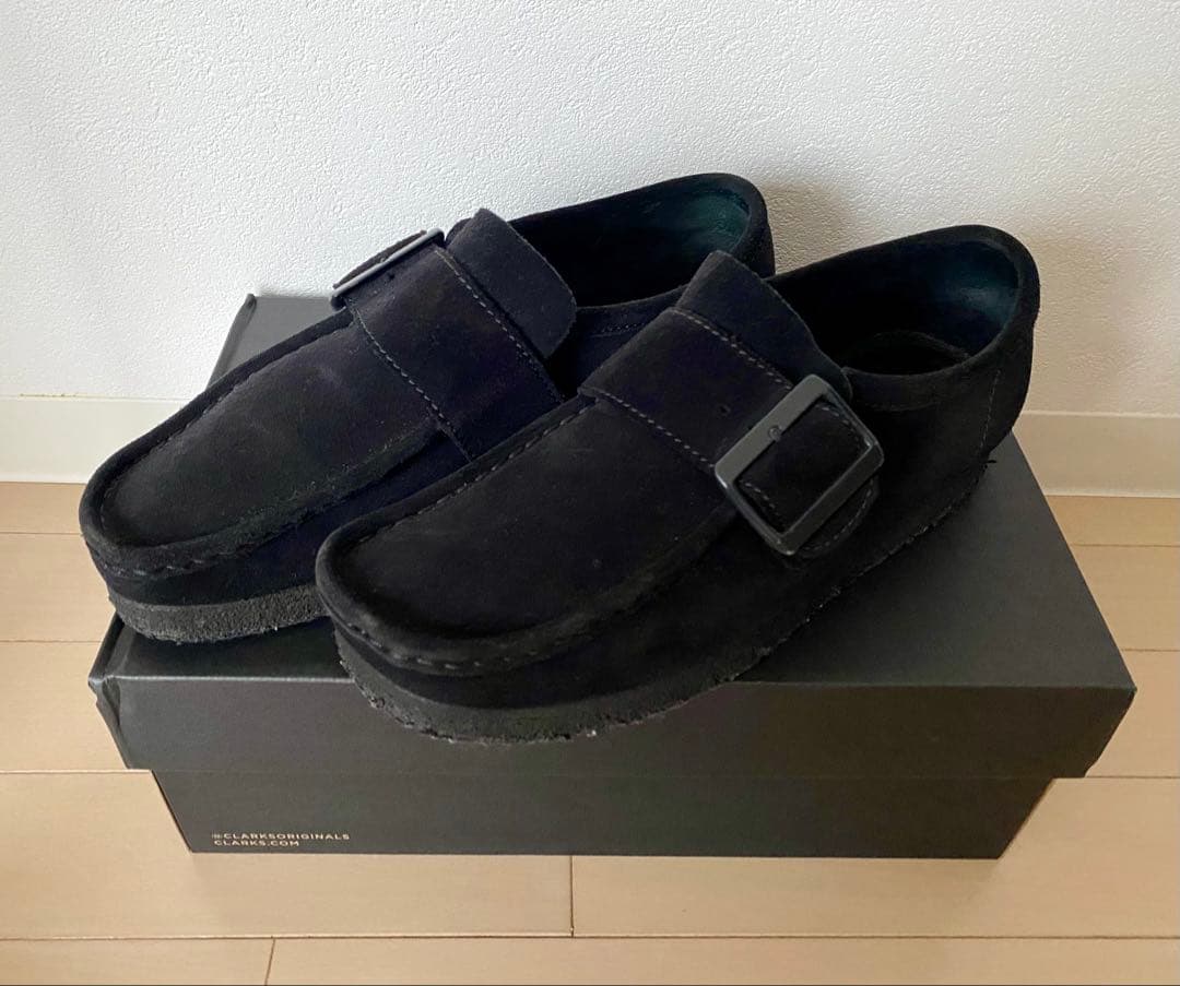 【別注‼️】★Clarks✖️アローズ★ワラビー★モンク★26センチ★ブラック