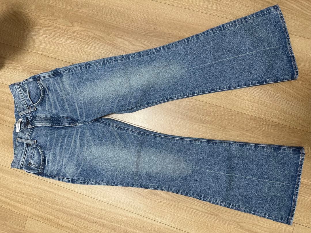 MOUSSY MVS FLARE 26 ブルー　値下げ交渉可