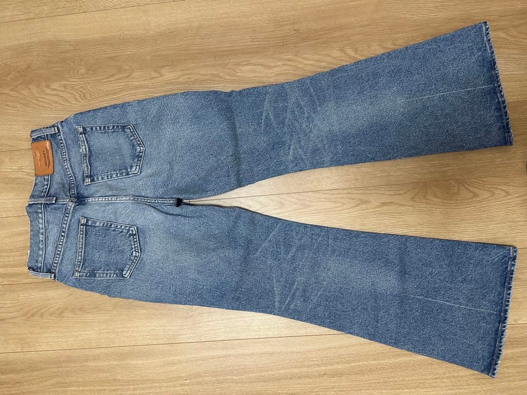 MOUSSY MVS FLARE 26 ブルー　値下げ交渉可
