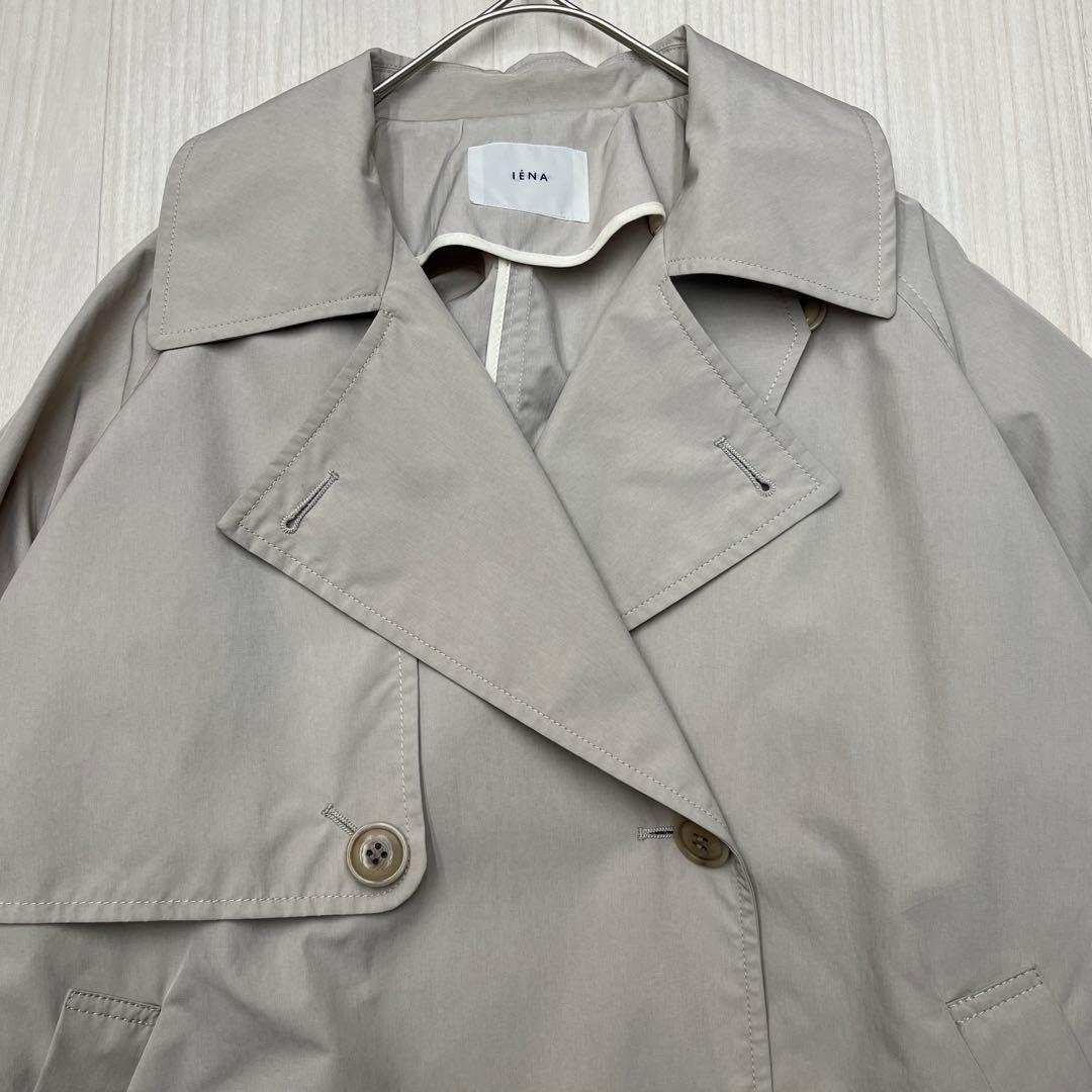■ イエナ 24SS ポプリンオーバーショートコート ベージュ 38