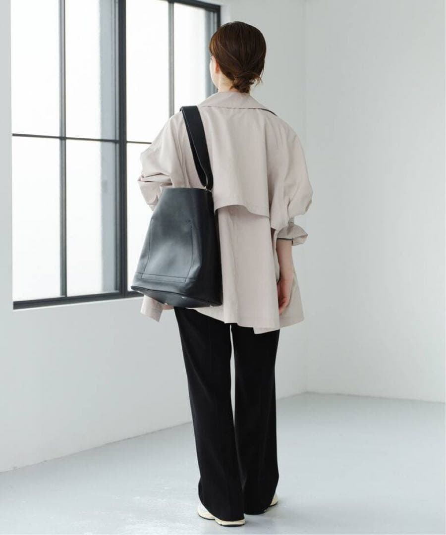 ■ イエナ 24SS ポプリンオーバーショートコート ベージュ 38