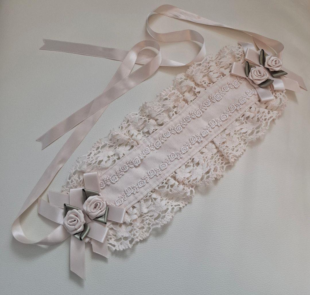 【美品】Innocent World　巻きバラヘッドドレス 生成×生成バラ