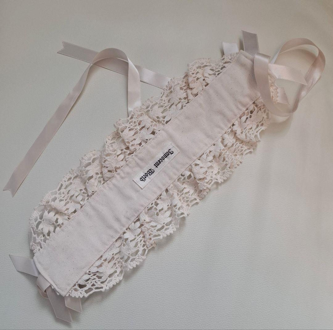 【美品】Innocent World　巻きバラヘッドドレス 生成×生成バラ