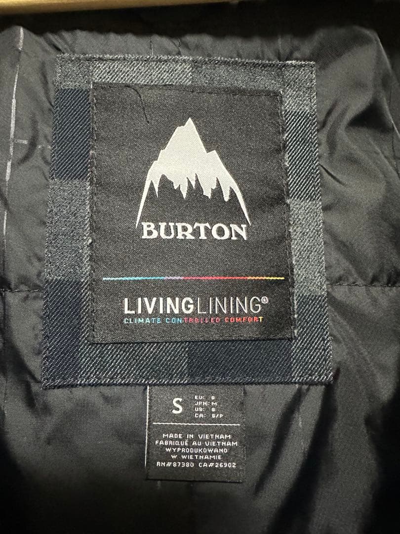 BURTON チェック柄ウェア