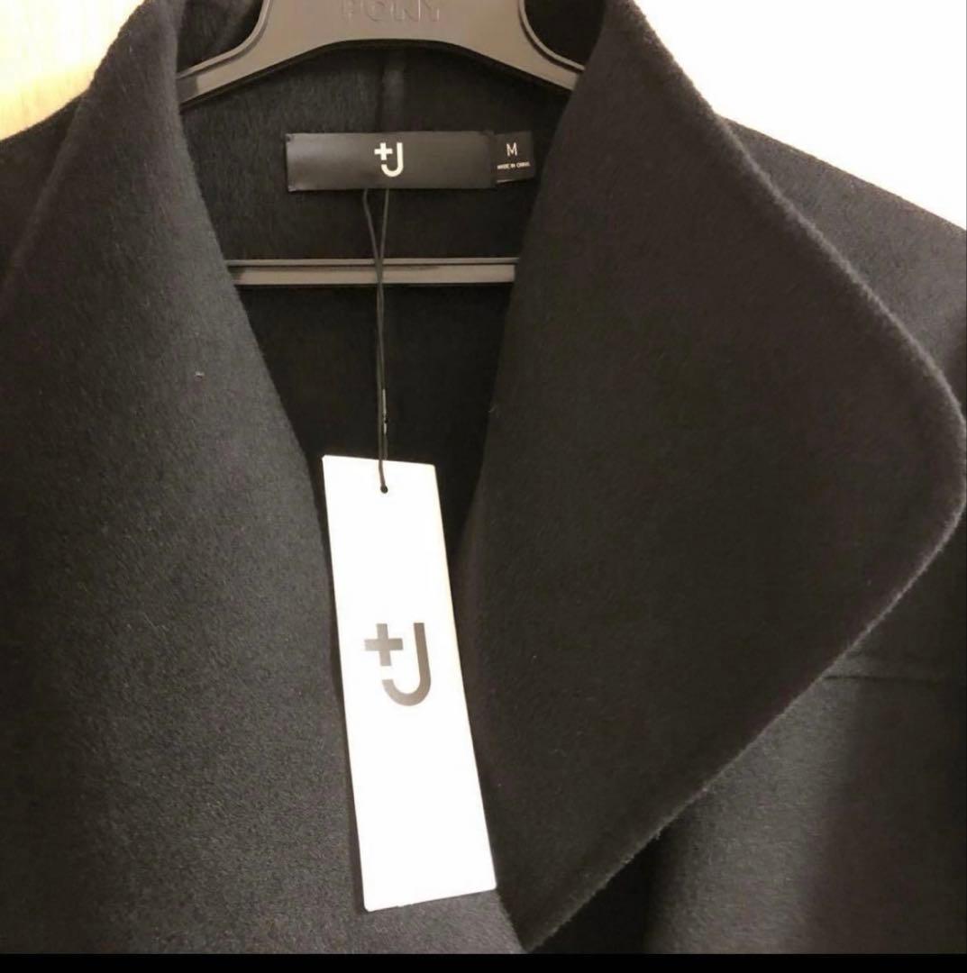 ＋J UNIQLO ユニクロ　カシミアブレンドノーカラーコート　Ｍサイズ