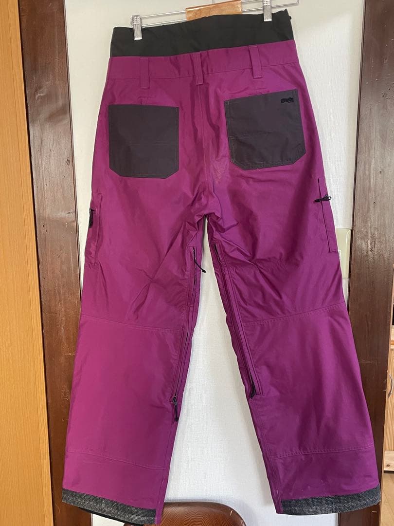 green Clothing スノーボードパンツ L 紫