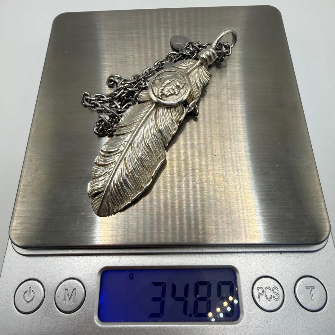 SAAD SVビッグフェザー83mm ステンレスチェーンセット　45センチ
