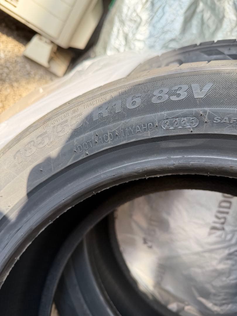 【2025年製】185/55R16 クムホ ２本 新品未使用！《１／２》