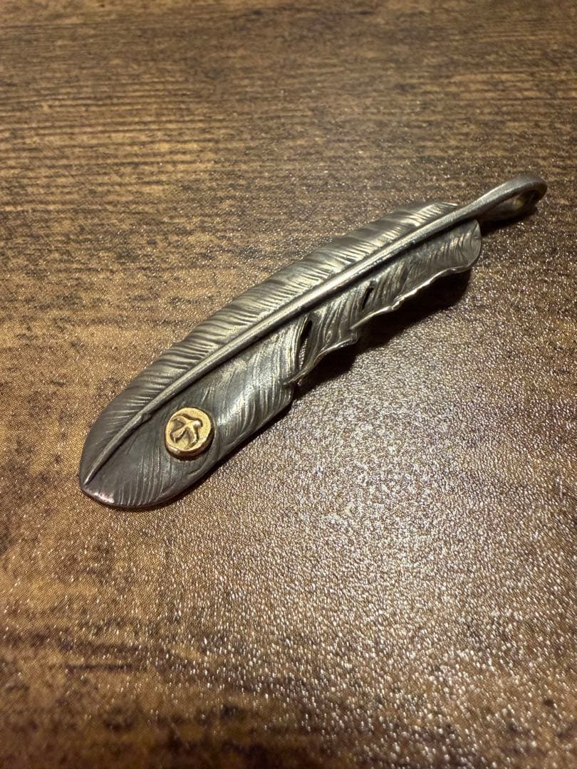フルゴールド　メタル付特大フェザー ※メタル小