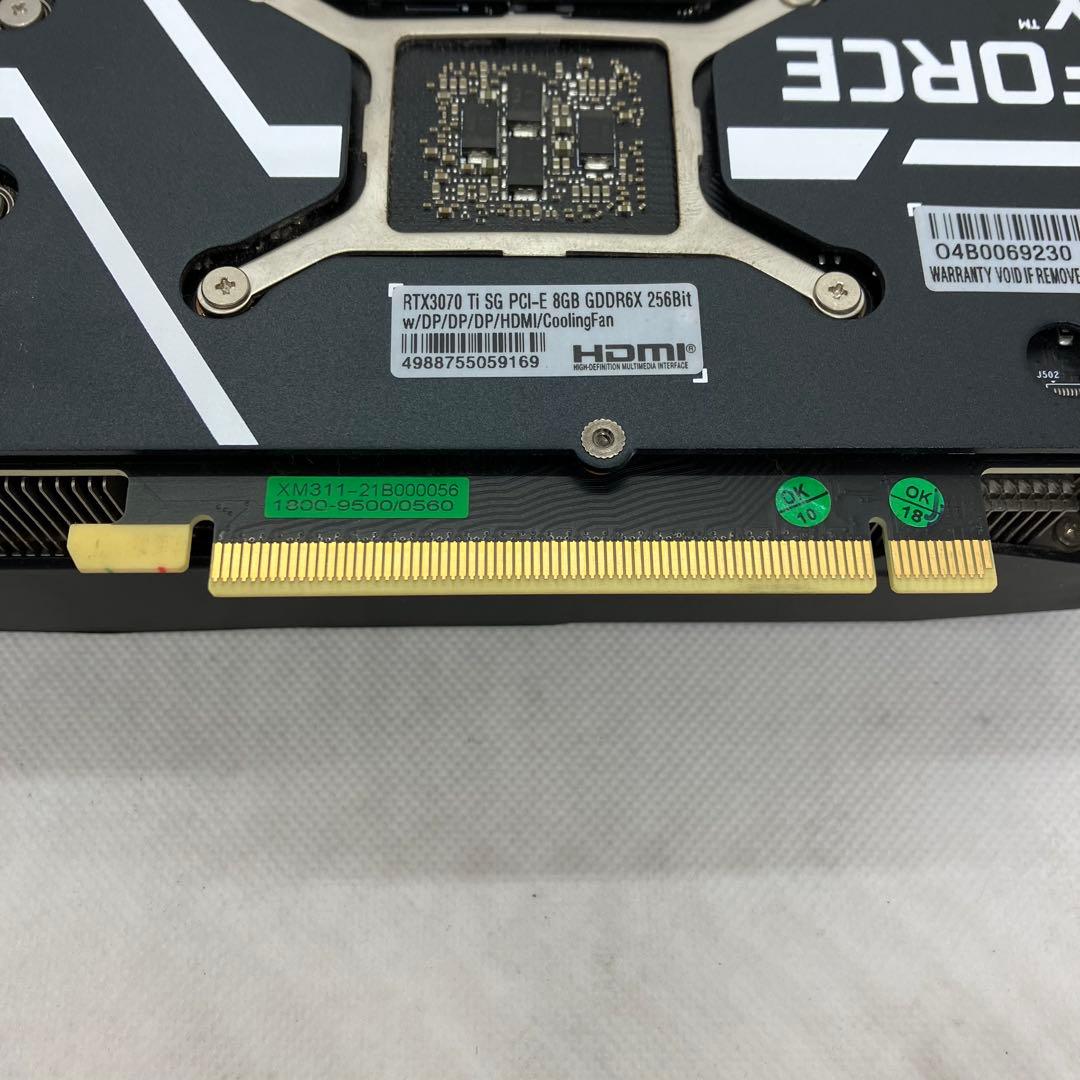 グラフィックボード・グラボ・ビデオカード GALAKURO GAMING RTX 3070 Ti E8GB 158