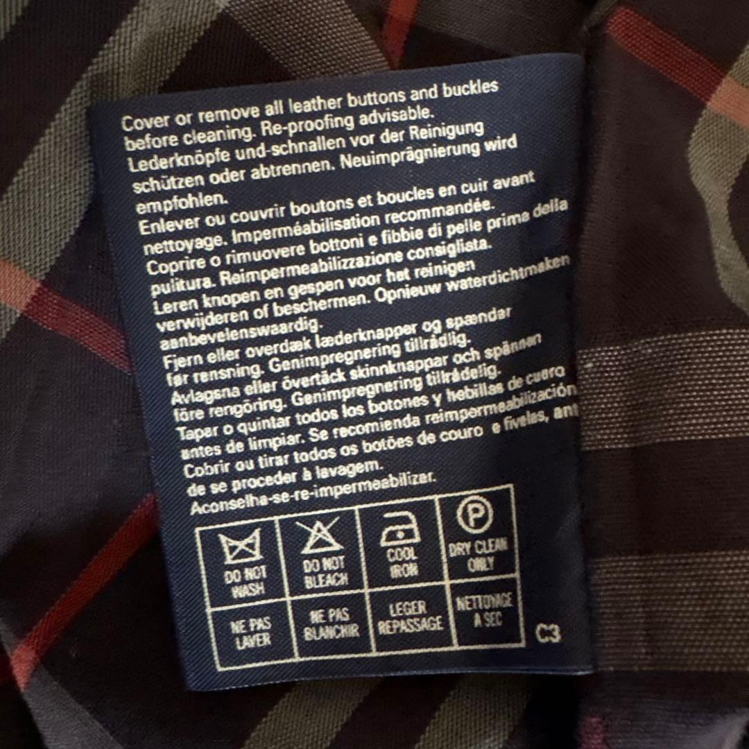 Burberry ロングコートネイビー