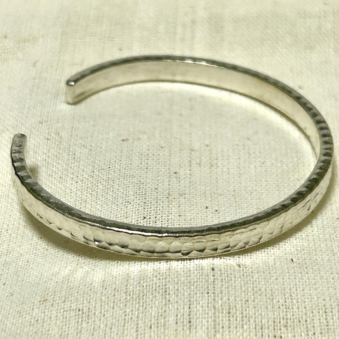 【新品】カレンシルバー バングル タイ北部 カレン族 ハンドメイド