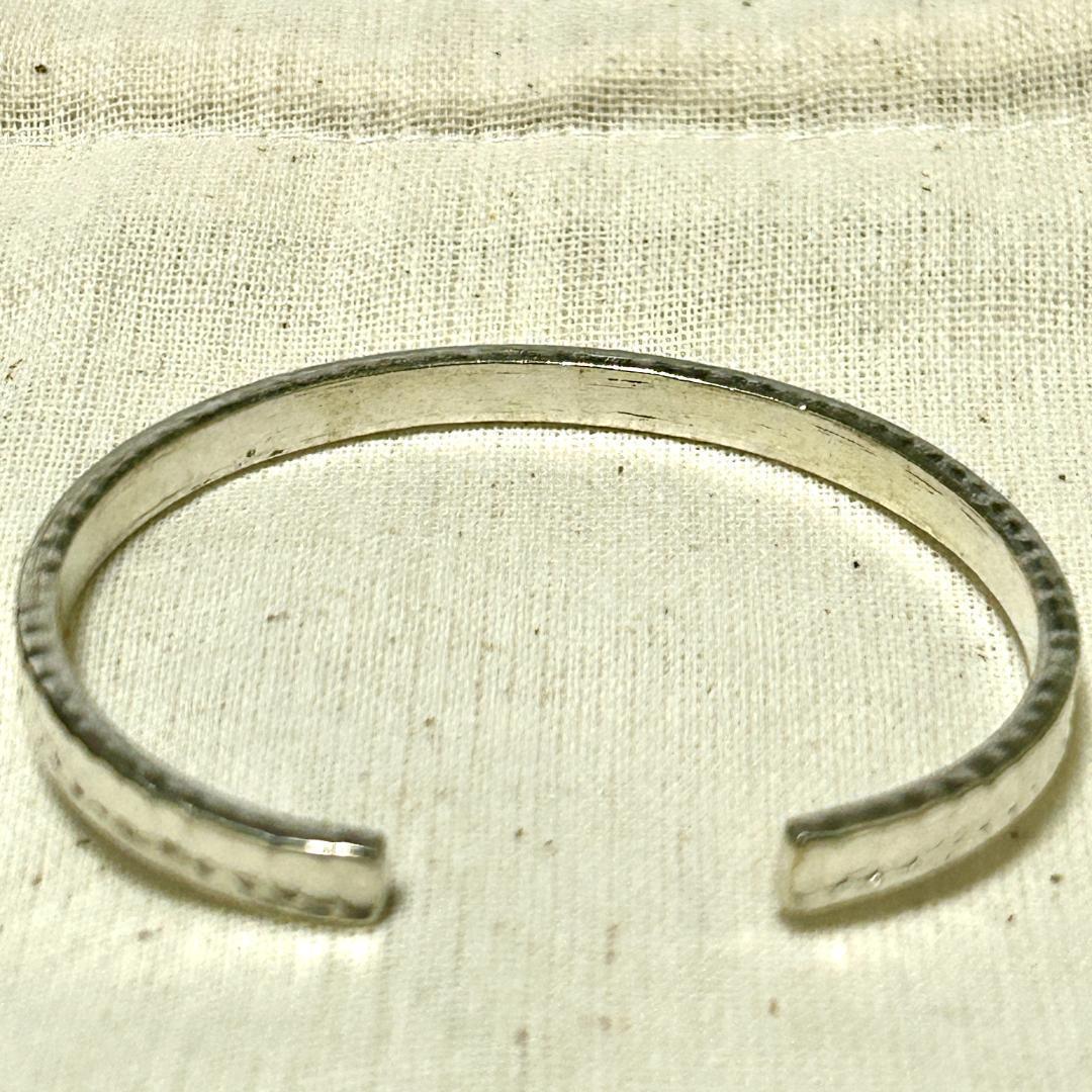【新品】カレンシルバー バングル タイ北部 カレン族 ハンドメイド