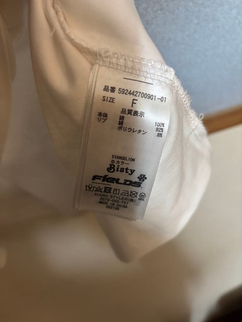 綾波レイ　エヴァンゲリオン　カムナムールコラボ　Tシャツ