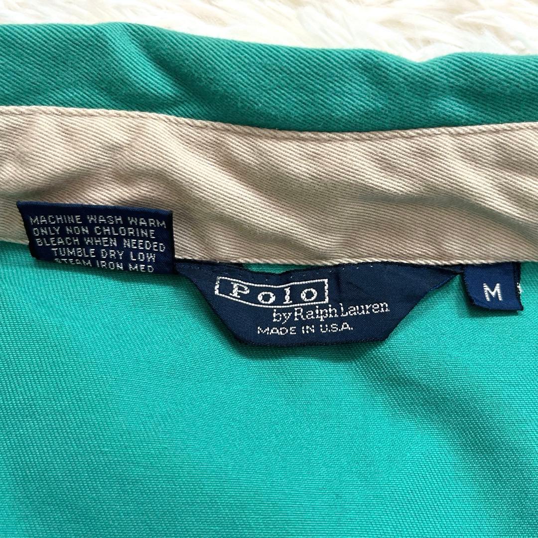 希少カラー✨80s USA製　ポロバイラルフローレン スイングトップ ポニー刺繍