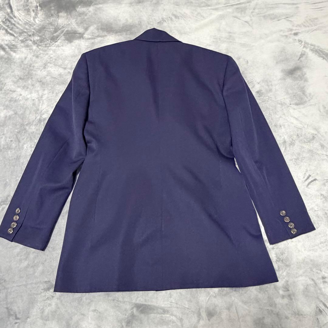 美品Ralph Lauren テーラードジャケット ダブルボタンM 紺ブレウール