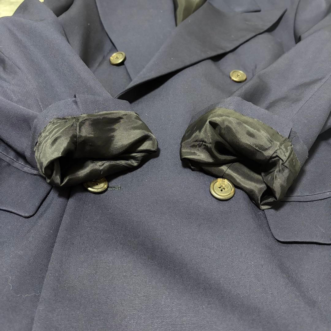 美品Ralph Lauren テーラードジャケット ダブルボタンM 紺ブレウール