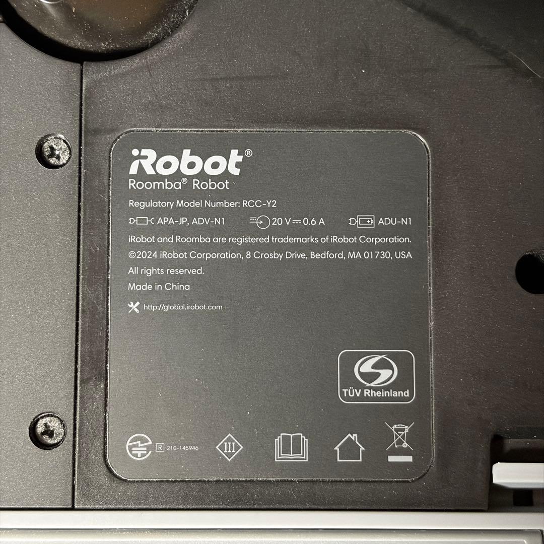Roomba 105 ロボット掃除機 2024年製 RCC-Y2 1651