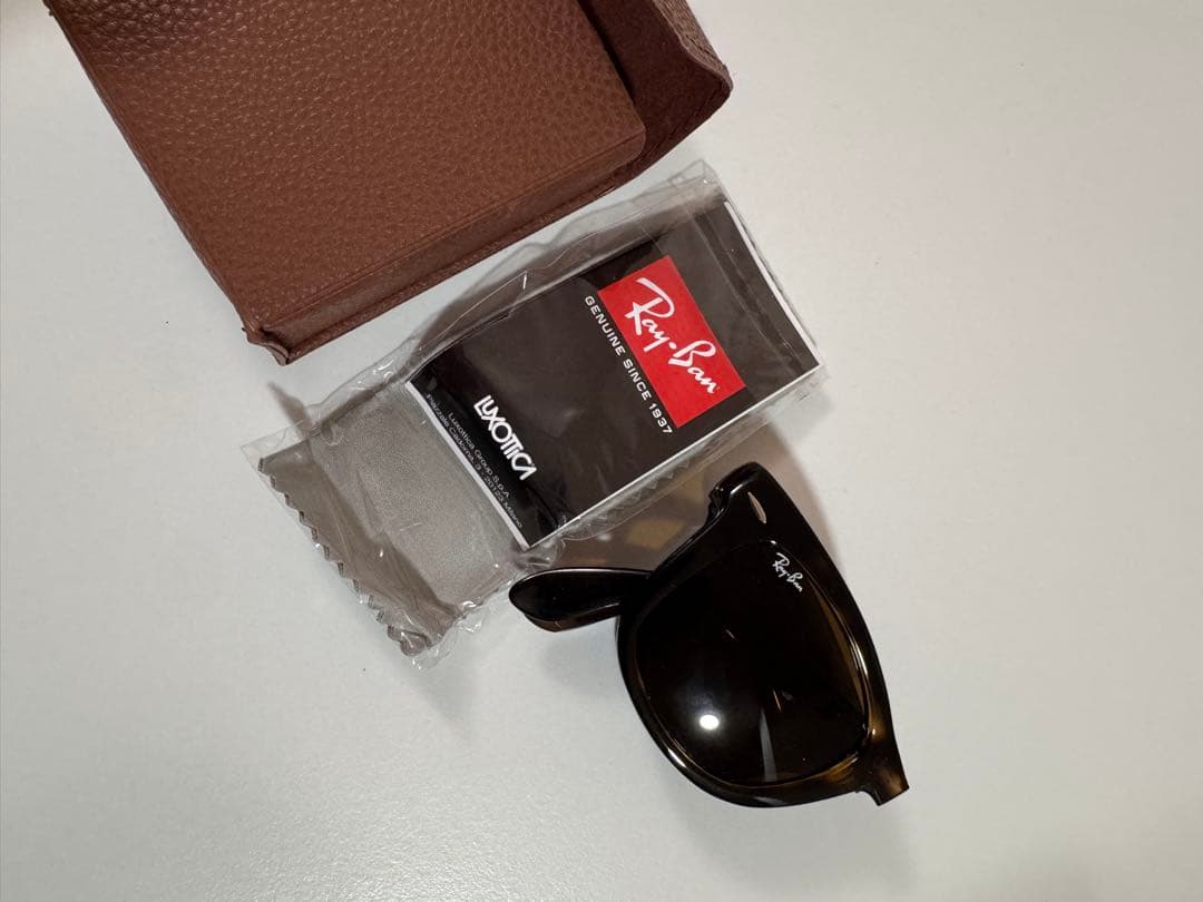 Ray-Ban レザーケース付きサングラス