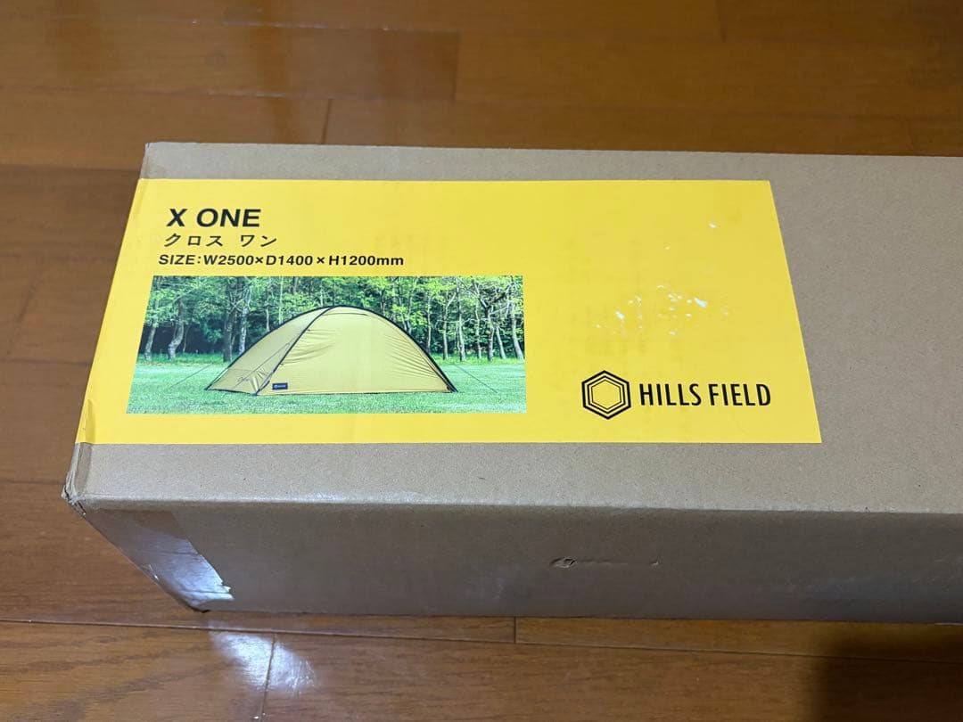 【新品未使用】HILLS FIELD ソロテント-X ONE- クロスワン