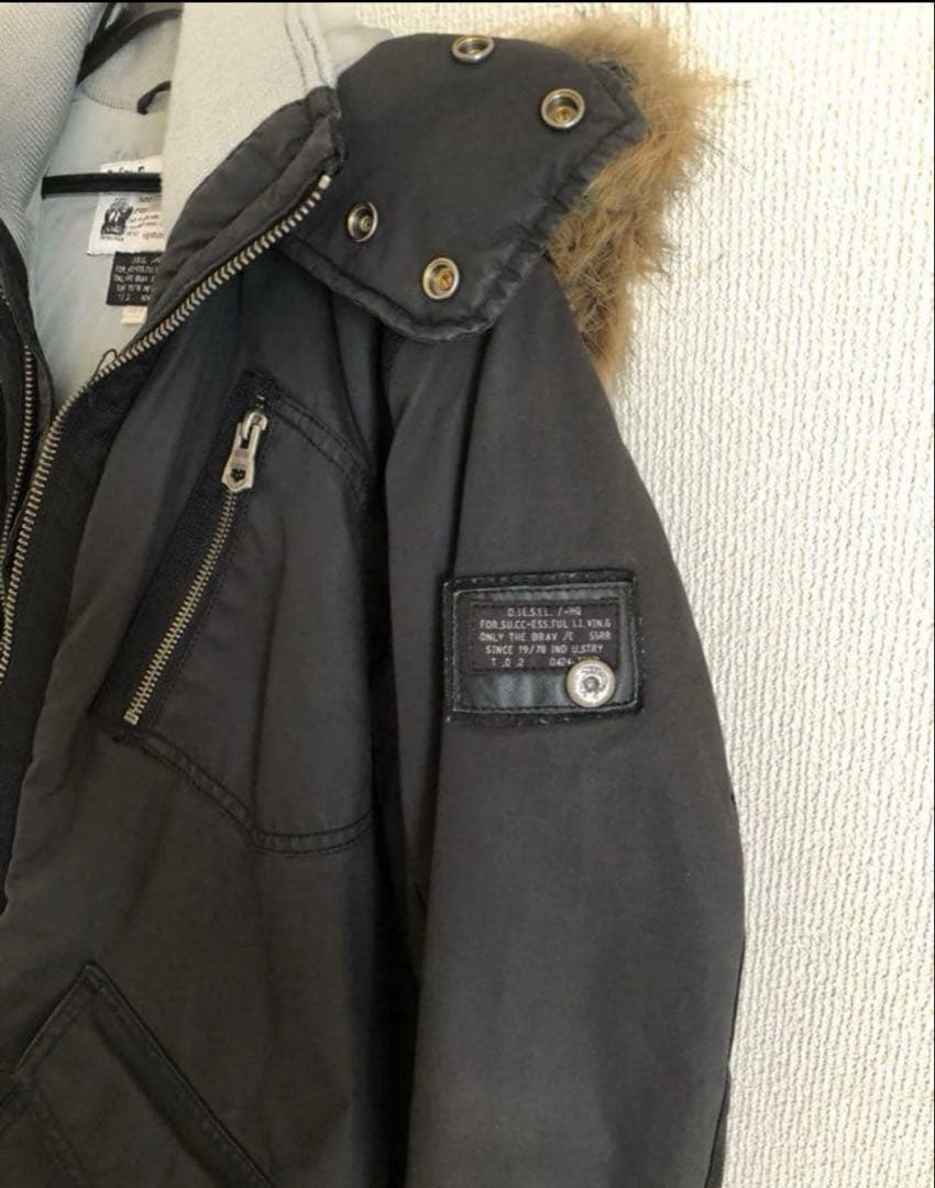 ジャケット・アウター Diesel archive TRIMS FAKE FUR Y2K