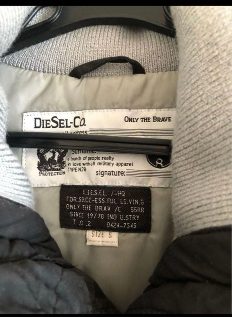 ジャケット・アウター Diesel archive TRIMS FAKE FUR Y2K