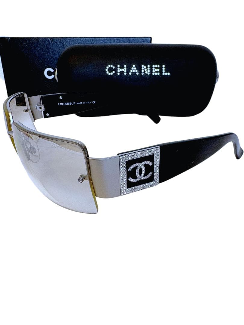 【CHANEL/シャネル】サングラス ココマーク ラインストーン
