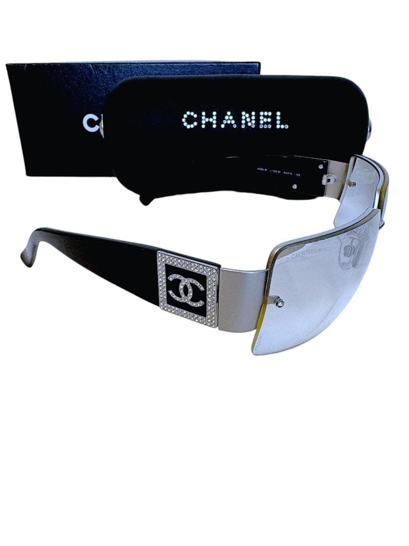 【CHANEL/シャネル】サングラス ココマーク ラインストーン