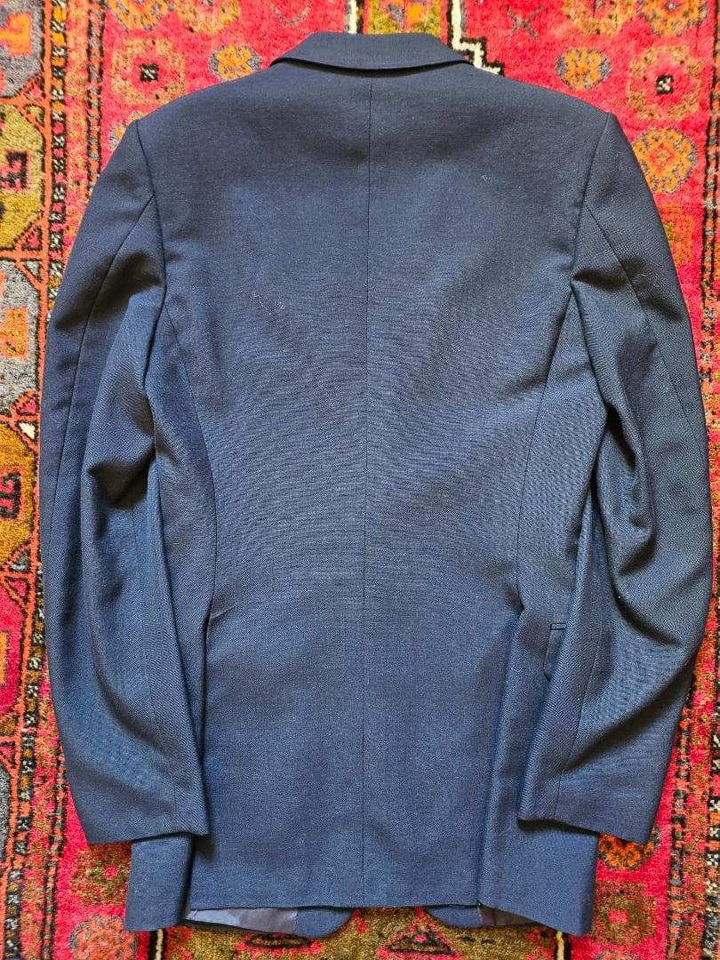 【イヴ・サンローラン】70s ネイビーブレザー