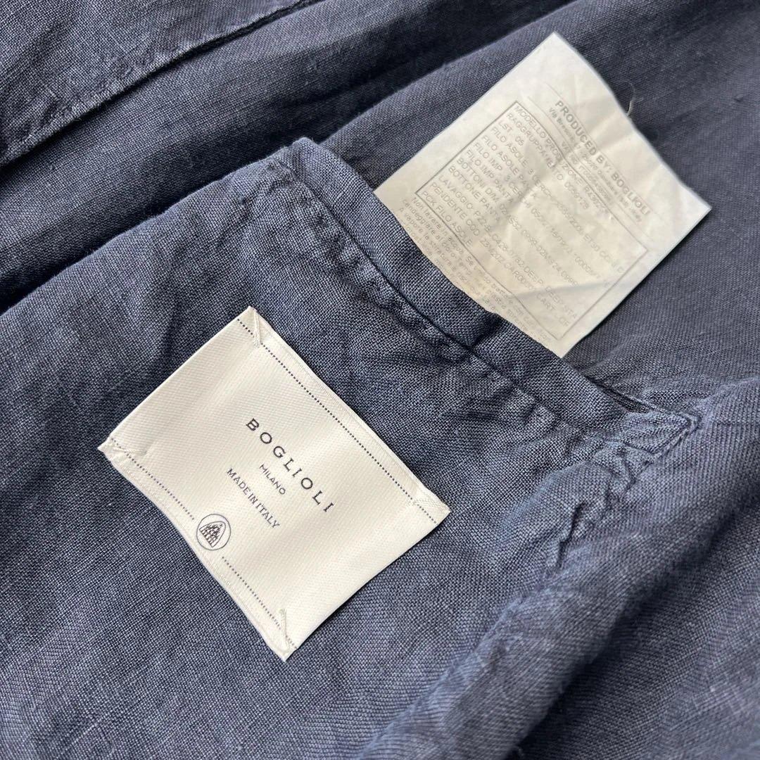 J*n様 【極美品｜48サイズ】BOGLIOLI リネンダブルジャケットCOAT