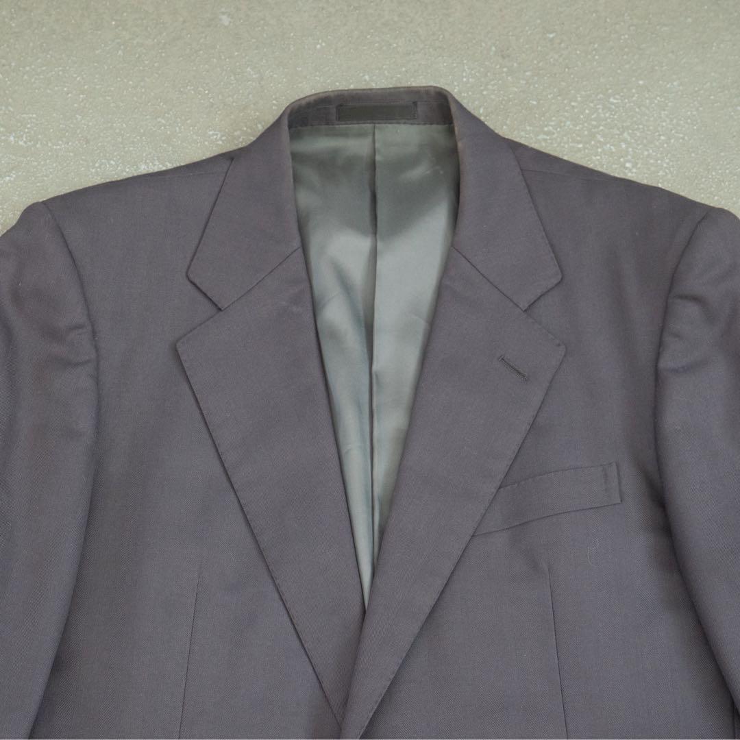 70s Burberry's セットアップ　テーラードジャケット　ダークグレー